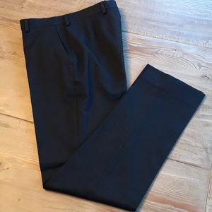 Ralph Lauren navy blue flat front dress pants
